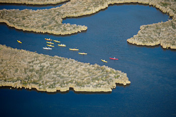 Artistic Kayak Aerial